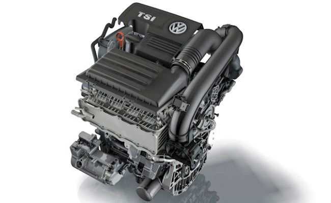 Động cơ tăng áp, kết cấu 4 xy-lanh, dung tích 1.4L của Volkswagen. Vào cuối năm ngoái, Volkswagen đã giới thiệu động cơ tăng áp EA211 có dung tích 1.4L trong mẫu xe phổ biến Jetta. Động cơ này cho công suất đầu ra 150 mã lực, tiêu thụ nhiên liệu 28 mpg (~8,4L/100Km) đường phố và 32 mpg (~7,35L/100Km) đường cao tốc khi trang bị trên mẫu xế 4 cửa Jetta.