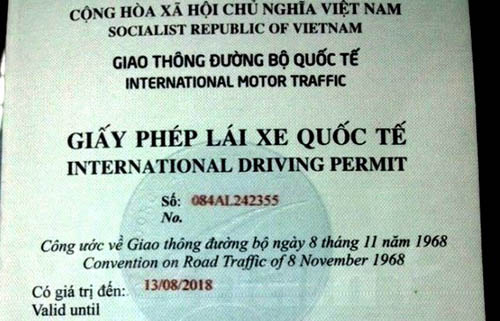 Người dân đã có thể xin cấp Giấy phép lái xe quốc tế tại nhà - 1