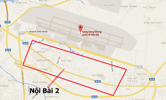 Mở rộng Sân bay Nội Bài: Riêng "tiền đất" mất 2 tỷ USD - 1