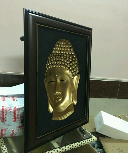 Xu hướng món quà trang trí độc, lạ với tranh điêu khắc 3D mạ vàng - 2