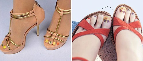 Thiếu nữ Nhật rộ mốt đeo tất gắn nail màu mè - 6