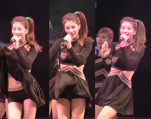 Những pha tốc váy khiến sao châu Á khó xử - 1