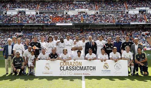 Figo, Raul “nhảy múa” cùng đội huyền thoại Real - 2