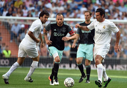 Figo, Raul “nhảy múa” cùng đội huyền thoại Real - 3