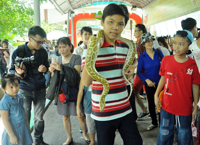 Tận thấy rồng Nam Mỹ, kỳ đà sông Nile trên đất Sài Gòn - 12