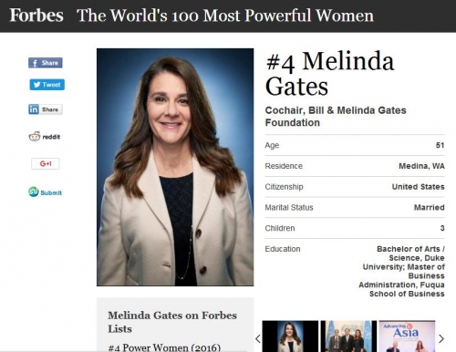 Melinda Gates - Quyền lực "mềm" của tỷ phú giàu nhất TG - 2