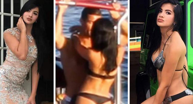 Paula Suarez được truyền thông tung tin đồn là bạn gái mới của Cristiano Ronaldo. Cả hai bị chụp được cảnh tình tứ trên du thuyền mới đây.