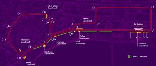 F1, Azerbaijan GP: Đường đua mới, cuộc chiến mới - 2