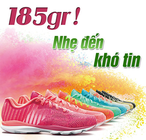 Giày chạy Lining – nhẹ đến khó tin, chỉ với 185g - 1
