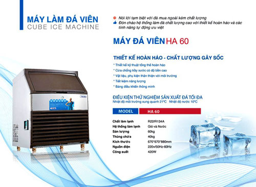 Máy làm đá viên mini Hải Âu - “nhỏ mà có võ” - 2