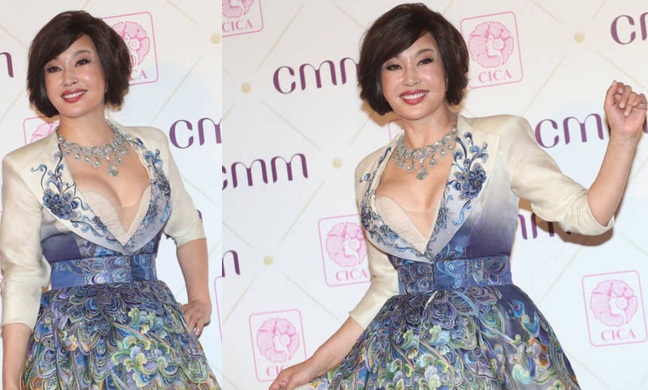 Lưu Hiểu Khánh ăn mặc quá táo bạo ở tuổi 65 - 2