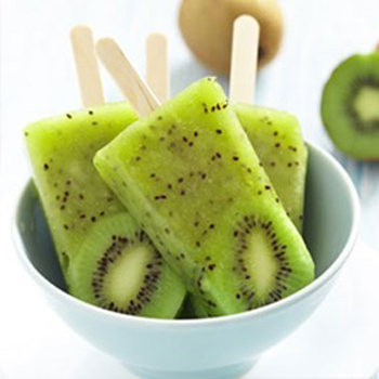 Cach lam kem kiwi