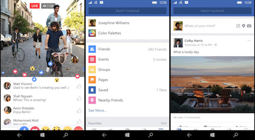 Đã có ứng dụng Facebook chính chủ cho Windows 10 mobile - 1