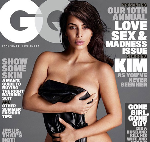 Kim Kardashian đẹp gợi cảm trên trang bìa tạp chí - 1