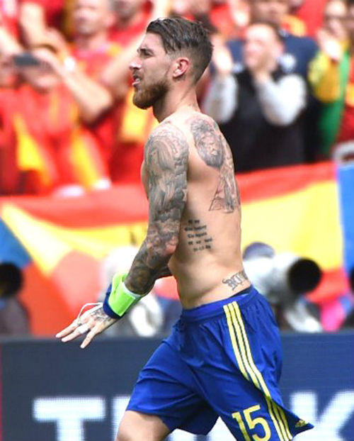 Tattoo uploaded by Justine Morrow  Sergio Ramos SergioRamos worldcup  fifaworldcup soccertattoos soccer  Tattoodo