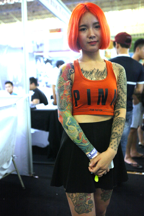 Soóc ngắn sexy ngập tràn lễ hội xăm mình ở Hà Nội - 3