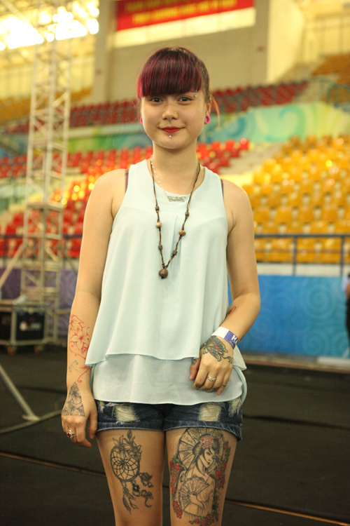 Soóc ngắn sexy ngập tràn lễ hội xăm mình ở Hà Nội - 5
