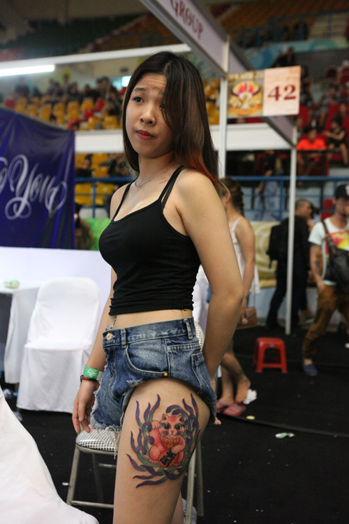 Soóc ngắn sexy ngập tràn lễ hội xăm mình ở Hà Nội - 10