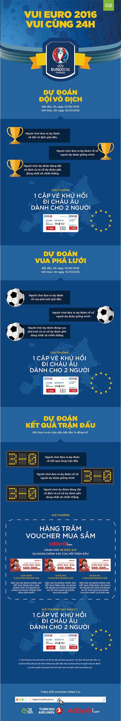 Chương trình dự đoán “Vui Euro 2016, vui cùng 24h” - 2