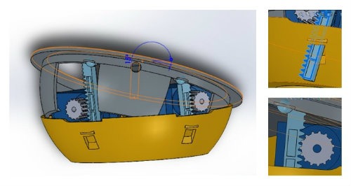 Xuất hiện gương xe máy tự động tùy chỉnh theo vị trí lái xe - 4