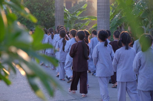 Theo chân trẻ Hà thành lên chùa tham dự khóa tu mùa hè - 4