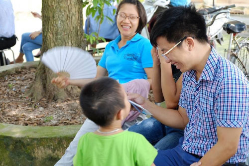 Theo chân trẻ Hà thành lên chùa tham dự khóa tu mùa hè - 11