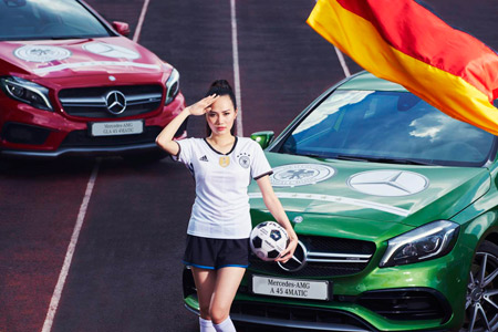 Euro 2016 – Diệu Linh khoác lên mình màu áo tuyển Đức - 1