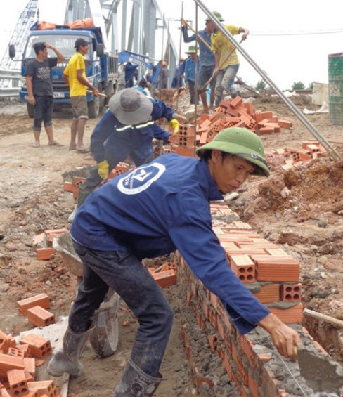 Chùm ảnh: Gấp rút hoàn thiện cầu Ghềnh mới - 13