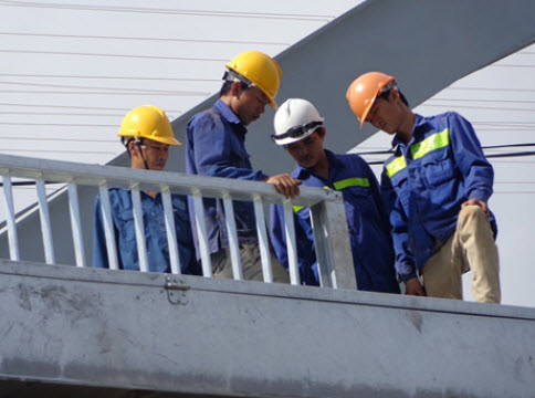 Chùm ảnh: Gấp rút hoàn thiện cầu Ghềnh mới - 5