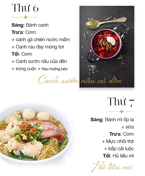Thực đơn 7 ngày đầy đủ dưỡng chất cho người bận rộn - 5