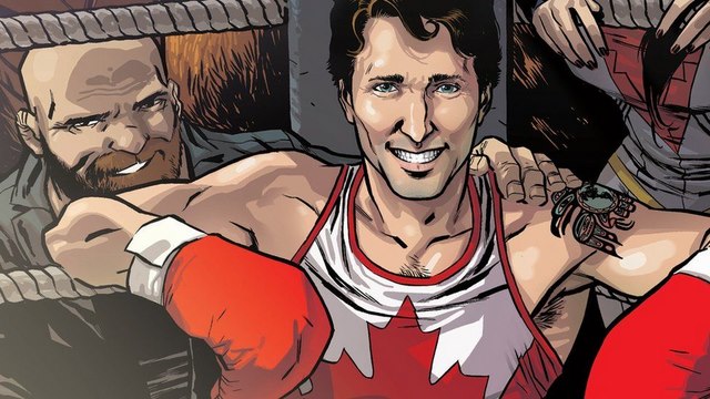 Thủ tướng đẹp trai Canada trở thành &#34;siêu anh hùng&#34; - 1