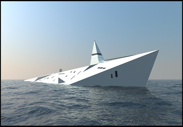 Thiết kế siêu du thuyền kết hợp khinh khí cầu đẹp mê hoặc - 4