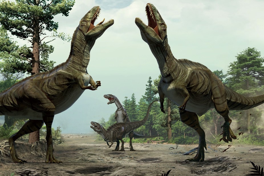 Độc đáo màn dạo đầu khi "yêu" của khủng long bạo chúa - 1