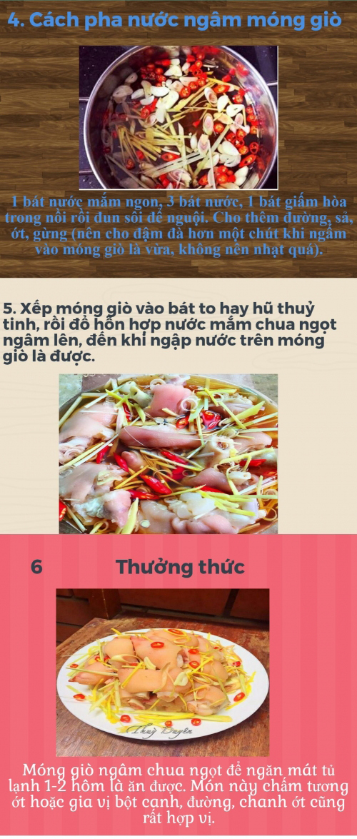 Cách làm móng giò ngâm chua ngọt ngon miễn chê - 2