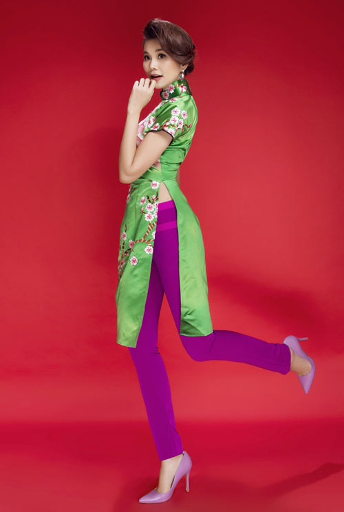 5 phút đánh lừa thị giác để chân dài 1.12m như Thanh Hằng - 10