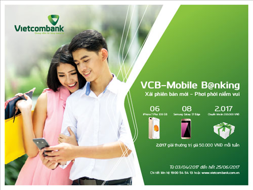 Vietcombank ra mắt dịch vụ Ngân hàng trên mobile VCB-Mobile B@nking - 2