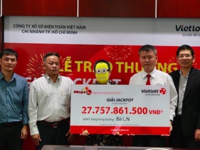 Xổ số Vietlott: Phái nữ liên tục nhận giải jackpot “khủng”