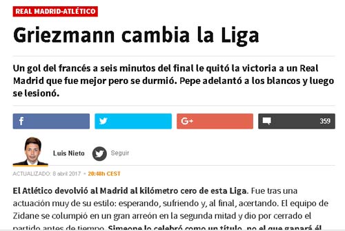 Báo chí TBN: Griezmann hại Real, Barca mừng hụt - 1