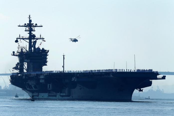 Mỹ điều đội tàu sân bay tới bán đảo Triều Tiên - 1