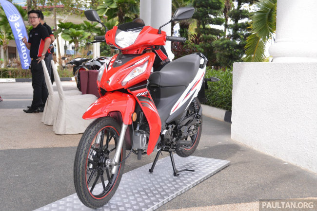 Sức mạnh của xe đến từ loại động cơ đơn xi-lanh, dung tích 110cc.