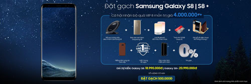 Đến Viễn Thông A, đặt gạch siêu phẩm Galaxy S8/S8 Plus nhận ngay cơn bão quà - 1