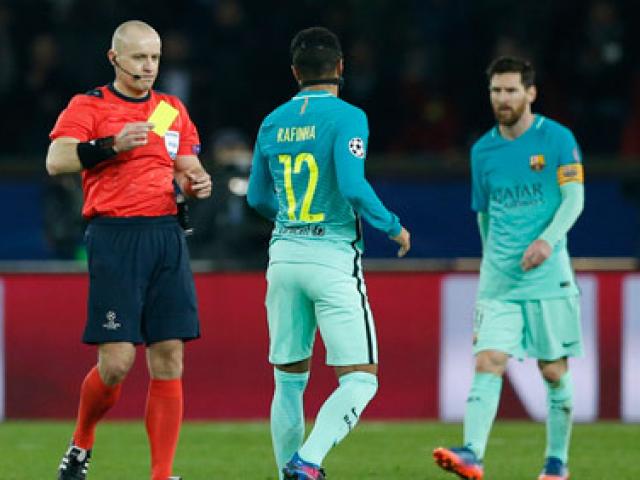 Barca thua thảm: Trọng tài bị "soi" và nghi án "đâm sau lưng"