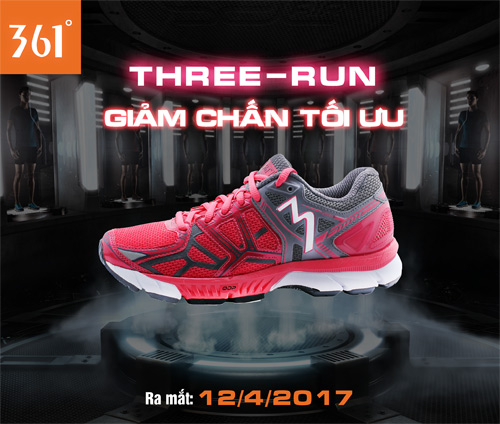 Three-Run 361º – giày chạy hàng đầu thế giới - đã có mặt tại Việt Nam - 1