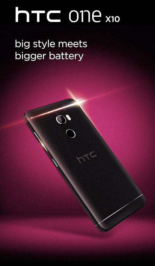HTC One X10 lộ ảnh trần trụi, pin “trâu” - 1
