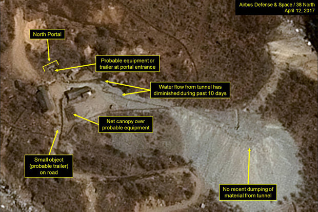 Ảnh vệ tinh khẳng định Triều Tiên sẽ thử bom hạt nhân - 1