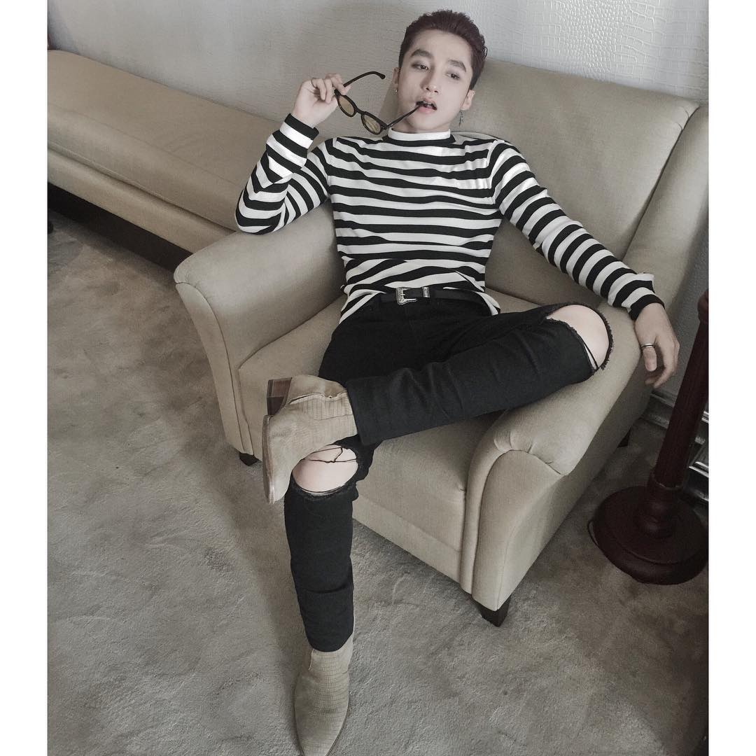 Ngoài style bảnh bao, Noo Phước Thịnh lắm lúc cũng "rách rưới" - 6
