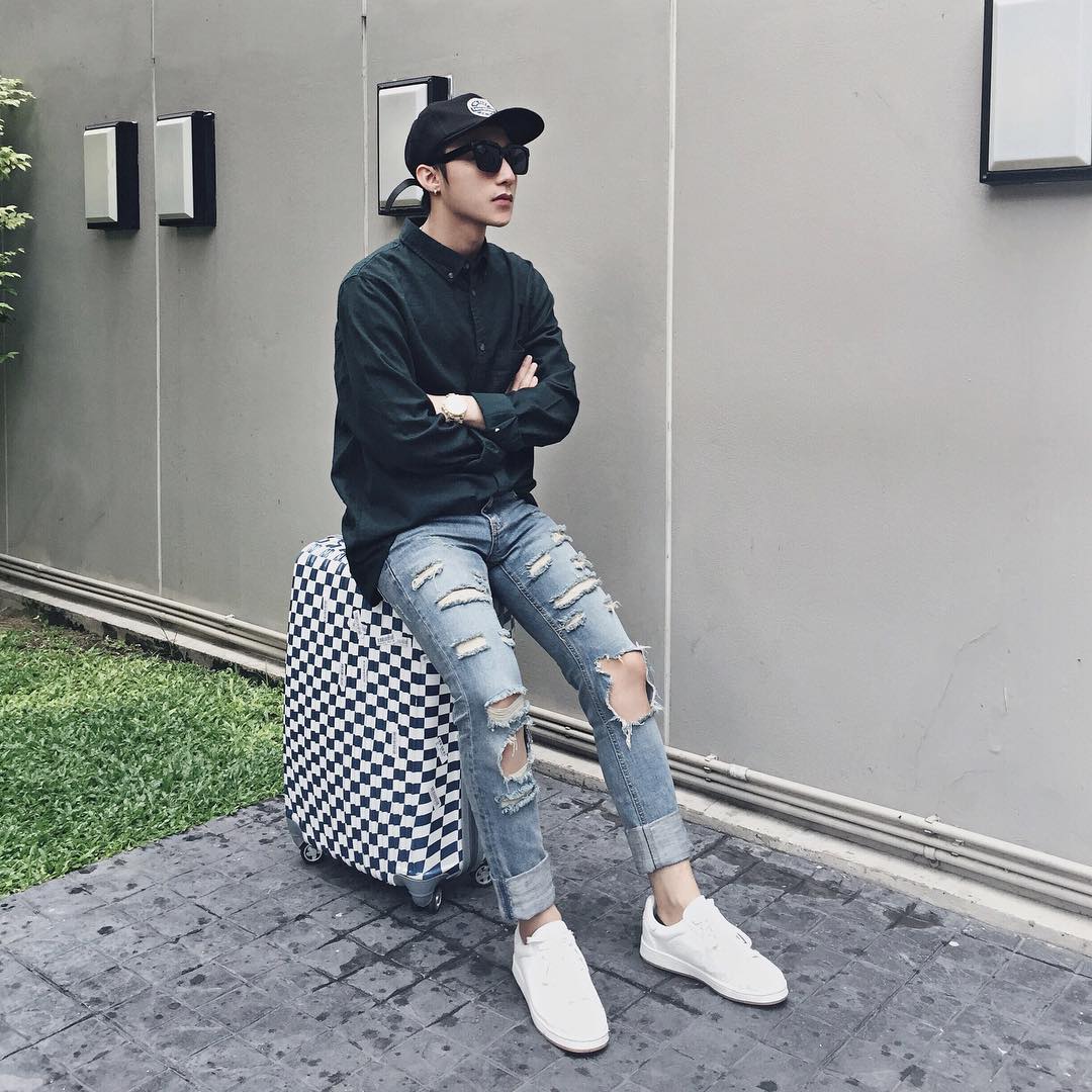 Ngoài style bảnh bao, Noo Phước Thịnh lắm lúc cũng "rách rưới" - 8