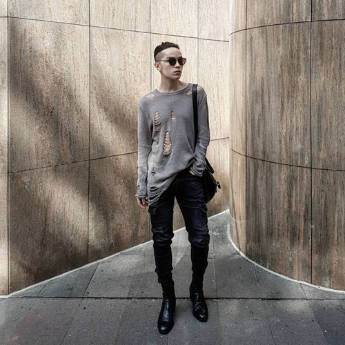 Ngoài style bảnh bao, Noo Phước Thịnh lắm lúc cũng "rách rưới" - 12