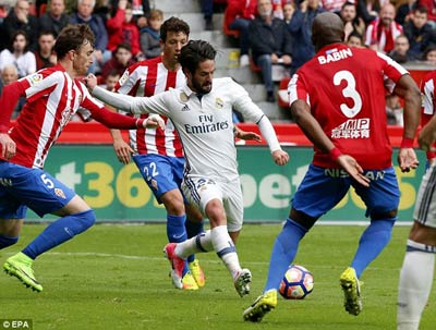 Chi tiết Gijon - Real Madrid: Cú sút xa vỡ òa (KT) - 4