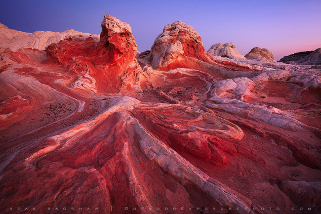 Sa mạc ở miền bắc bang Arizona, Mỹ.